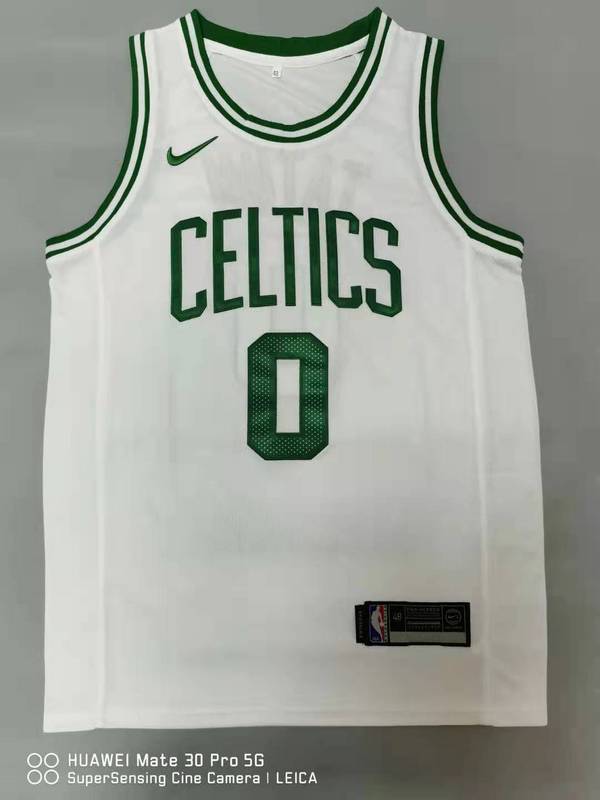 Men Boston Celtics #0 Tatum White Nike 2025 NBA Jersey style 2